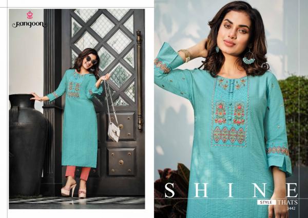 Rangoon Jeevika Designer Embroidery Kurti 